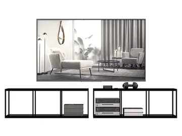 CAMEO - Steel TV cabinet by Christine Kröncke Interior Design - view 2